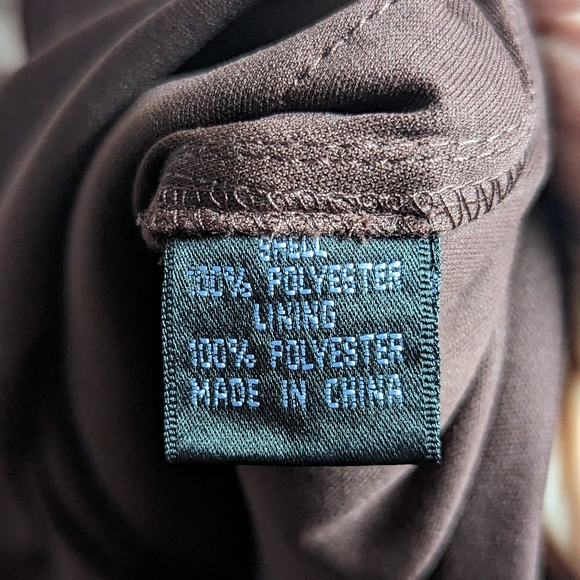 Final Price Adrianna Papell Occasions Long Irri Tiered Chiffon Petal Dress Brown - Picture 11 of 15